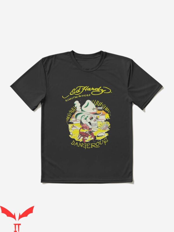 Christian Audigier T-shirt Ed Hardy Dangerous T-shirt