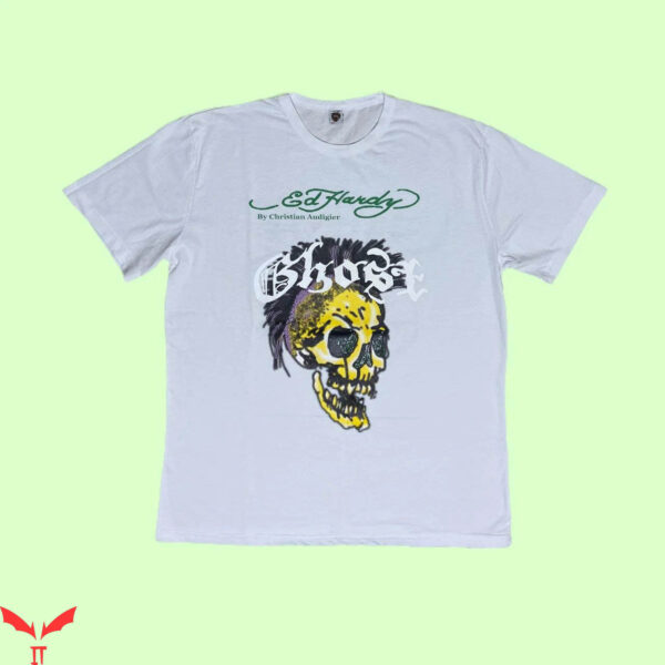 Christian Audigier T-shirt Ed Hardy Ghost T-shirt