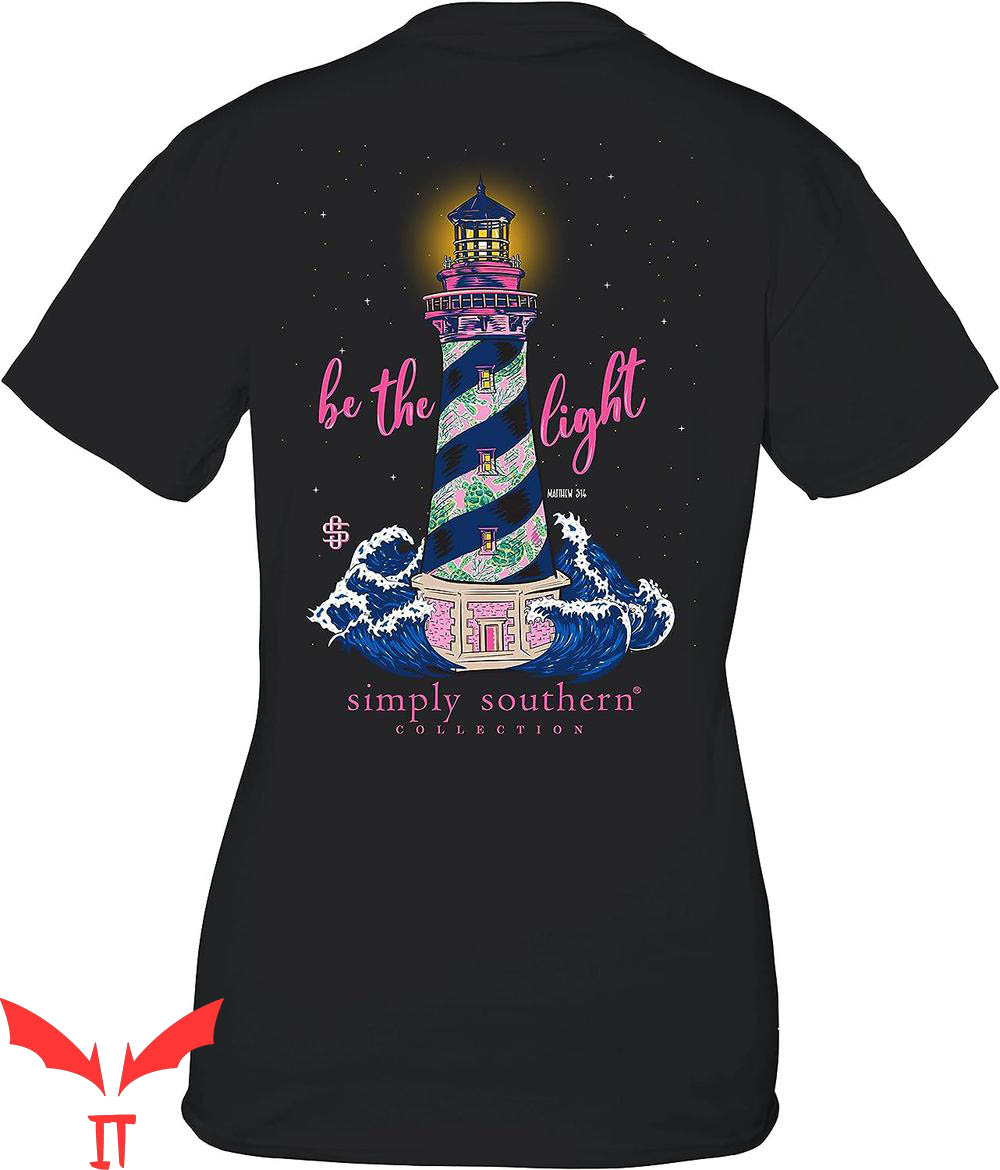 Clearance Simply Southern T-Shirt Be The Light Lighthouse Clearance Simply Southern T-Shirt Be The Light Lighthouse