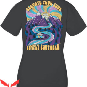 Clearance Simply Southern T-Shirt Elevate Your Soul Vintage