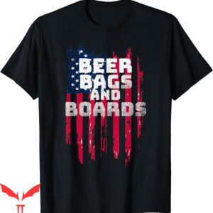 Corn Hole T-Shirt Beer Bags And Boards