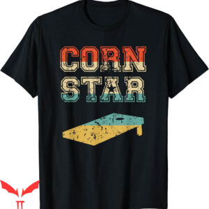 Corn Hole T-Shirt Star Funny Tournament