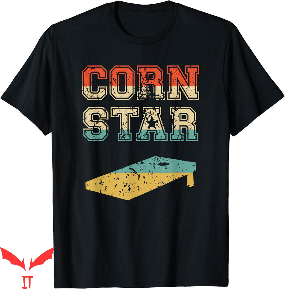 Corn Hole T-Shirt Star Funny Tournament Corn Hole T-Shirt Star Funny Tournament