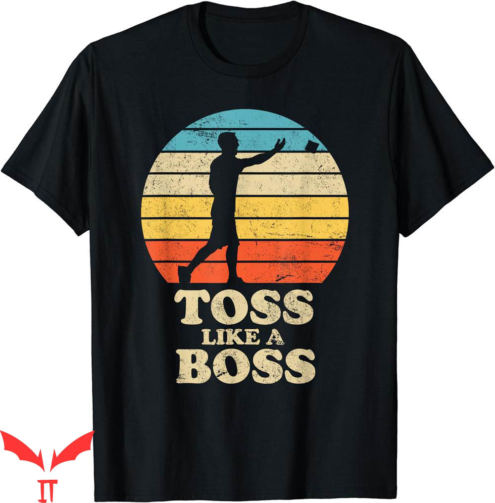 Corn Hole T-Shirt Toss Like A Boss Retro Style Corn Hole T-Shirt Toss Like A Boss Retro Style