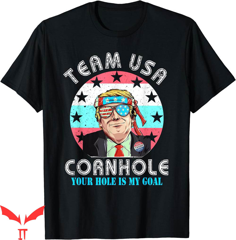 Corn Hole T-Shirt USA Team Funny Corn Hole T-Shirt USA Team Funny