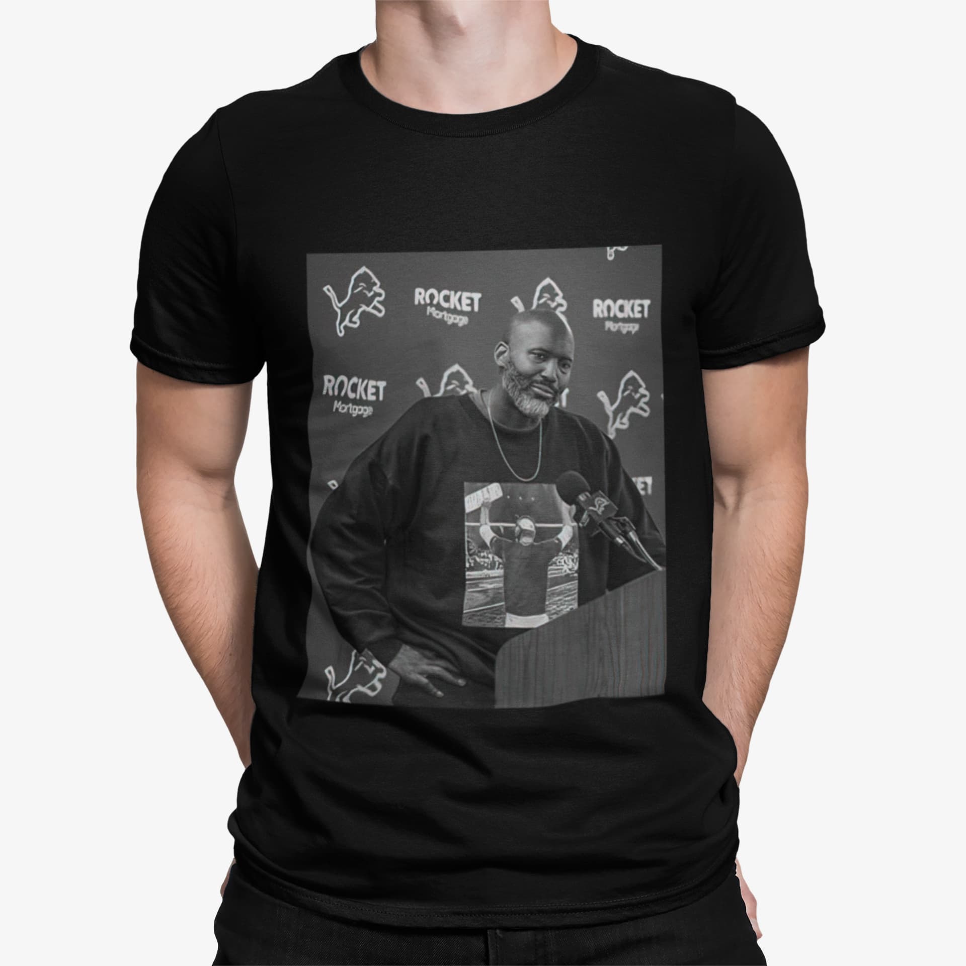 Dan Campbell In Brad Holmes Shirt Dan Campbell In Brad Holmes Shirt