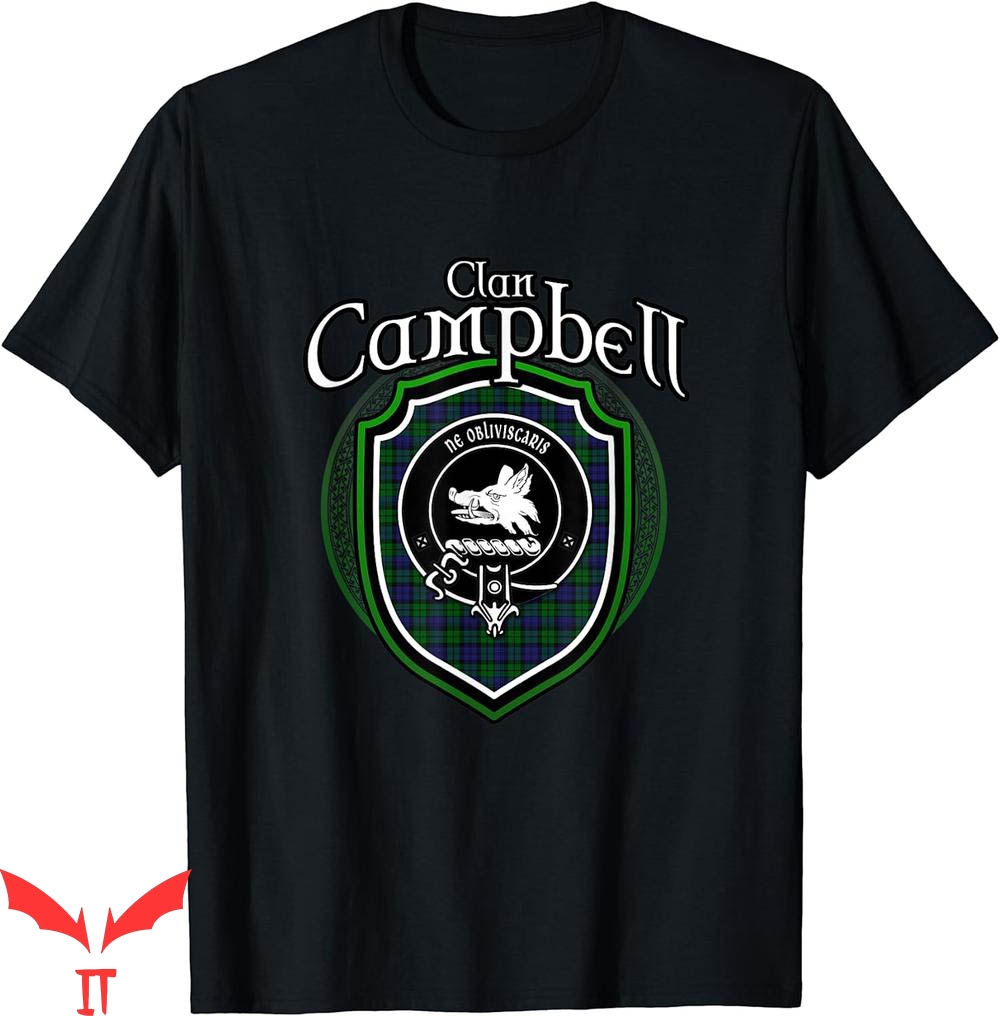 Dan Campbell T-Shirt Clan Crest Scottish Clan Family Badge Dan Campbell T-Shirt Clan Crest Scottish Clan Family Badge