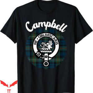Dan Campbell T-Shirt Clan Scottish Name Coat Of Arms Tartan