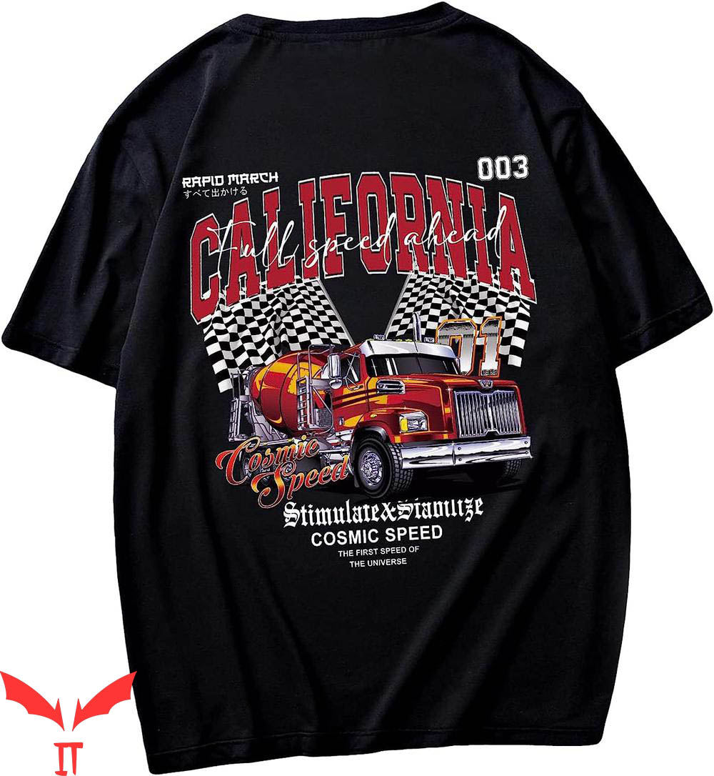 Darc Sport T-Shirt Graphic Letter Print Vintage Car Darc Sport T-Shirt Graphic Letter Print Vintage Car