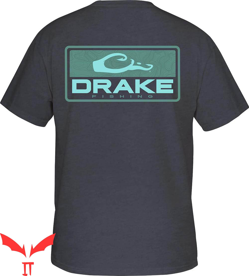Drake Waterfowl T-Shirt DPF Topo On The Back Vintage Drake Waterfowl T-Shirt DPF Topo On The Back Vintage