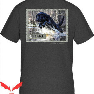 Drake Waterfowl T-Shirt Launch On The Back Vintage