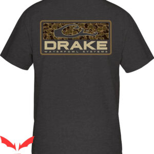 Drake Waterfowl T-Shirt Old School Bar On The Back Vintage