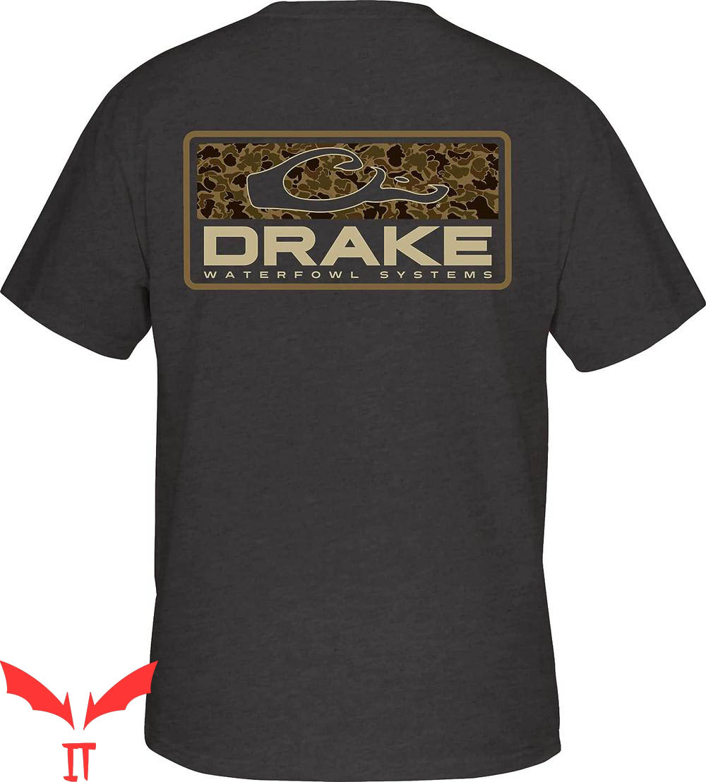 Drake Waterfowl T-Shirt Old School Bar On The Back Vintage Drake Waterfowl T-Shirt Old School Bar On The Back Vintage