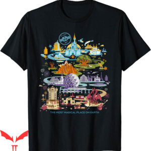 Drinking Around The World T-Shirt Disney Anniversary Retro
