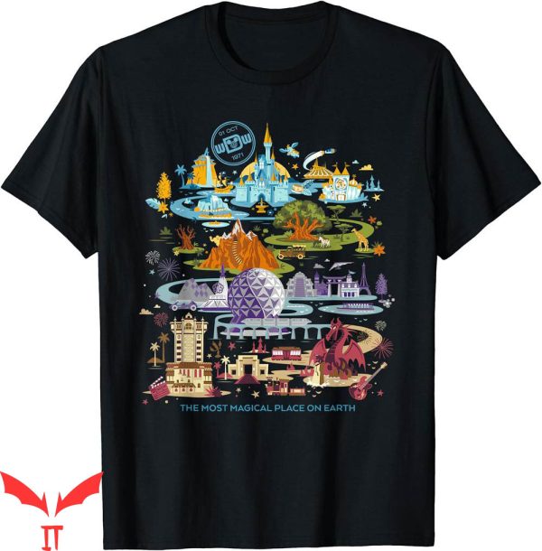 Drinking Around The World T-Shirt Disney Anniversary Retro