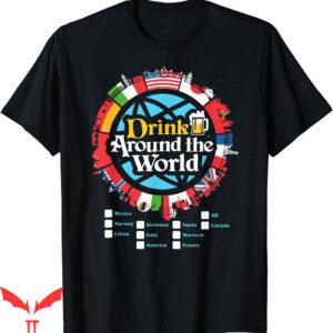Drinking Around The World T-Shirt Vacation Showcase