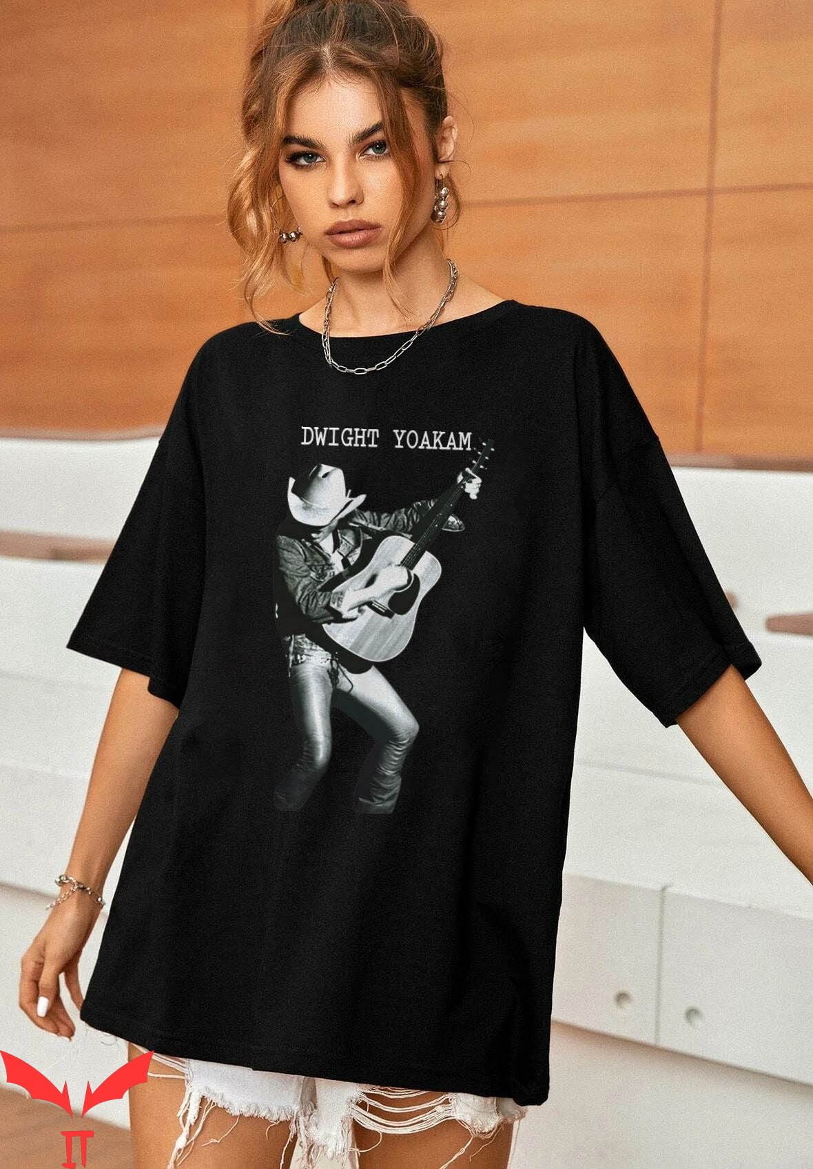 Dwight Yoakam T-Shirt Country Music 90s Western The Office Dwight Yoakam T-Shirt Country Music 90s Western The Office