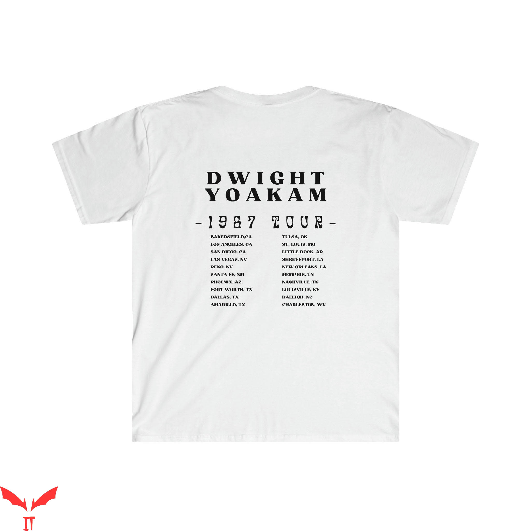 Dwight Yoakam T-Shirt Singer Album Vintage Country Music Dwight Yoakam T-Shirt Singer Album Vintage Country Music