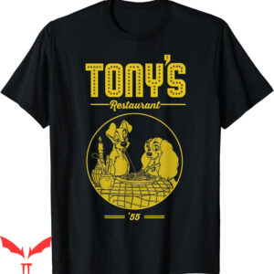 Echo And The Bunnymen T-Shirt Disney Lady And The Tramp Tony