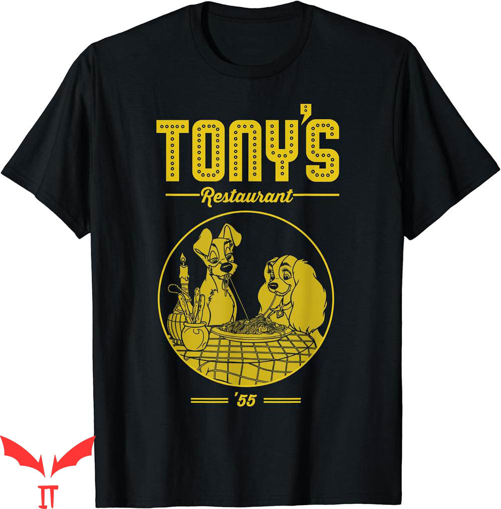 Echo And The Bunnymen T-Shirt Disney Lady And The Tramp Tony Echo And The Bunnymen T-Shirt Disney Lady And The Tramp Tony