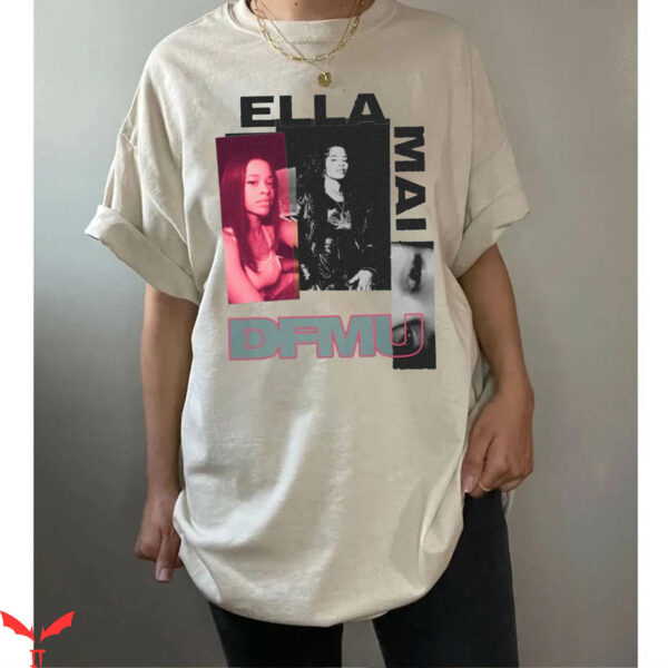 Ella Mai T-Shirt Vintage DFMU 90s Tour Merch Concert