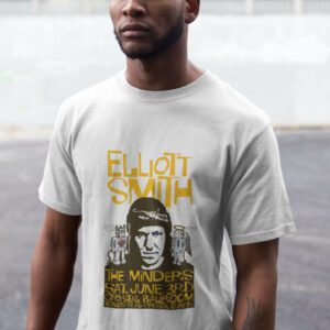 Elliot Smith T-Shirt Fan Art Singer Indy Rock Singer Vintage