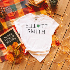 Elliot Smith T-Shirt Merch Oregon Music Rock Band Tee