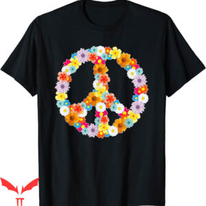 Flower Power T-Shirt I Peace Sign Hippie