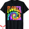 Flower Power T-Shirt Retro Hippie Batik Spiral Fan Fun