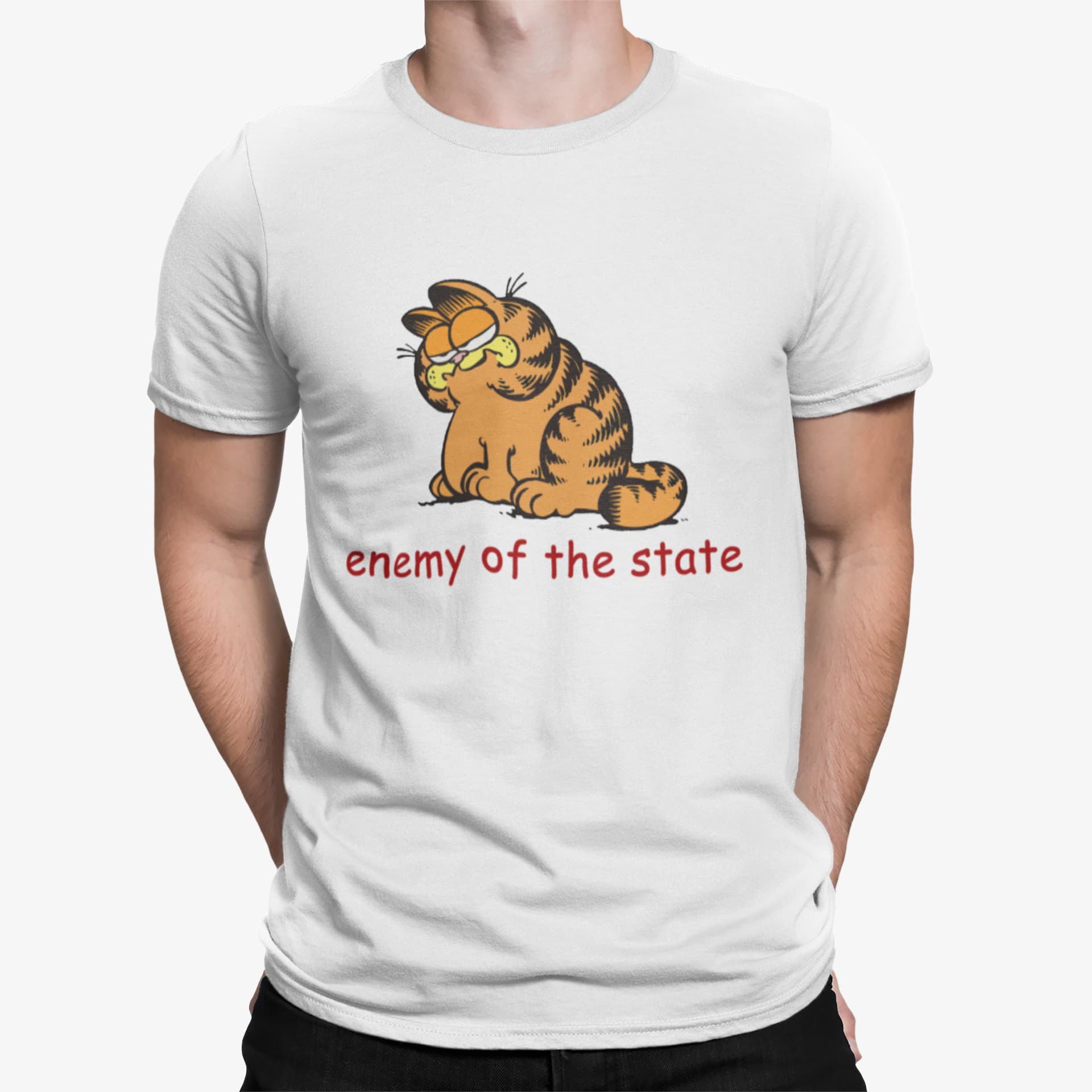 Garfield Enemy Of The State Shirt Garfield Enemy Of The State Shirt