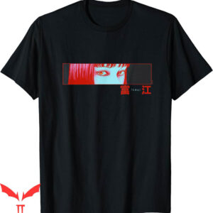 Garfield Neon Genesis Evangelion T-Shirt Junji Ito Tomie Red