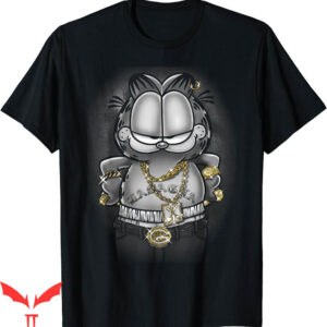 Garfield Neon Genesis Evangelion T-Shirt Lasagna For Life