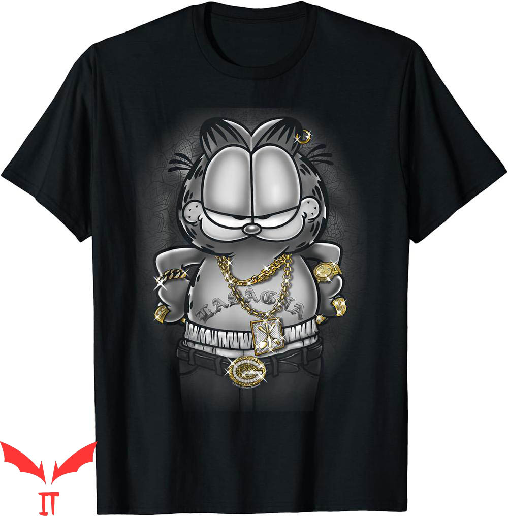 Garfield Neon Genesis Evangelion T-Shirt Lasagna For Life Garfield Neon Genesis Evangelion T-Shirt Lasagna For Life