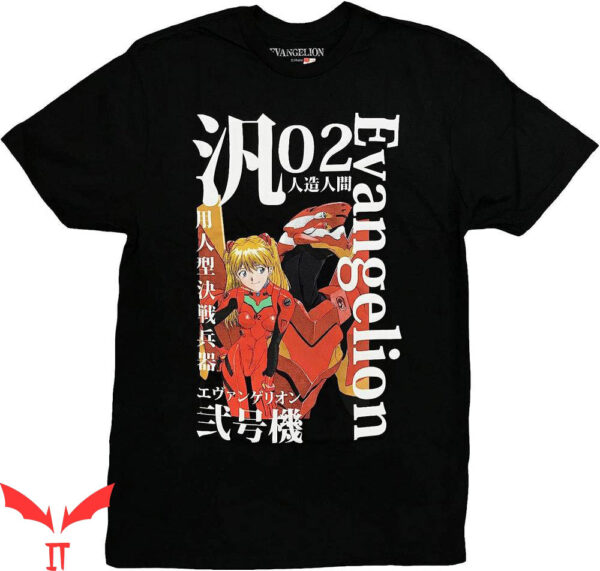 Garfield Neon Genesis Evangelion T-Shirt Officially Licensed