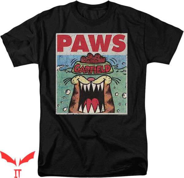 Garfield Neon Genesis Evangelion T-Shirt Popfunk Classic Paw