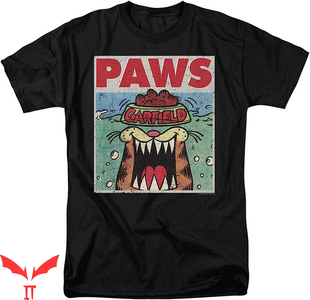 Garfield Neon Genesis Evangelion T-Shirt Popfunk Classic Paw Garfield Neon Genesis Evangelion T-Shirt Popfunk Classic Paw