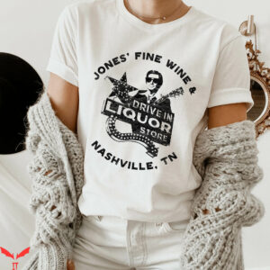 George Jones T-Shirt Lawnmower Cowboys Beer Country Music