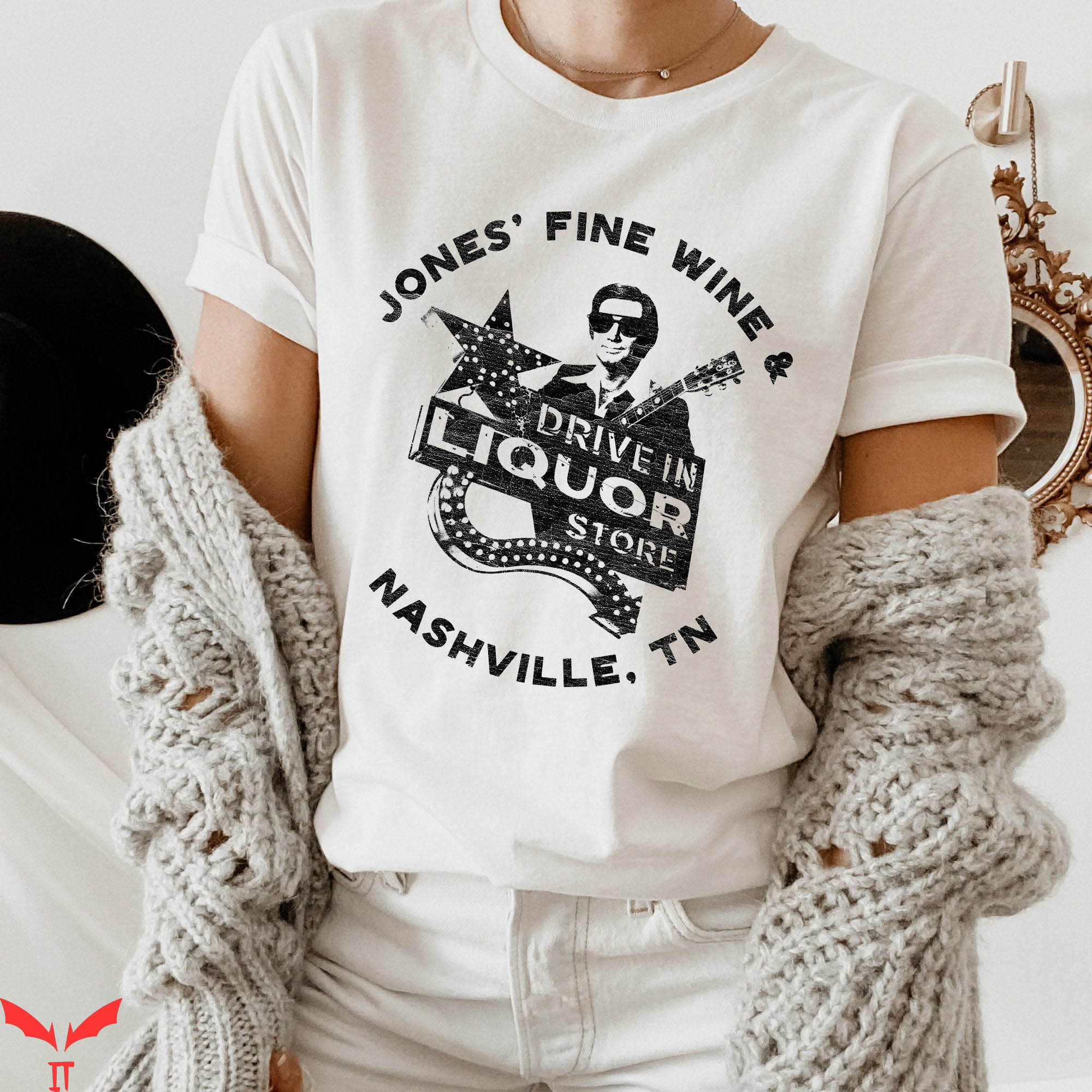 George Jones T-Shirt Lawnmower Cowboys Beer Country Music George Jones T-Shirt Lawnmower Cowboys Beer Country Music