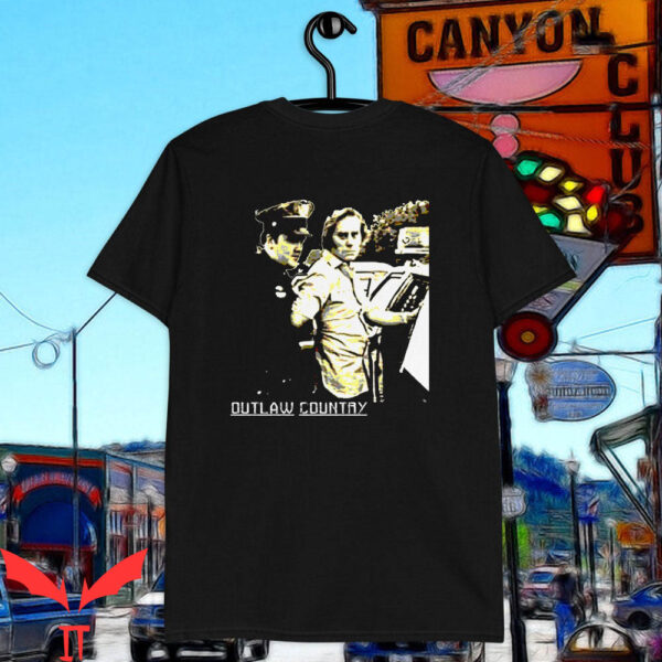 George Jones T-Shirt Outlaws Country Arrested Public Picture
