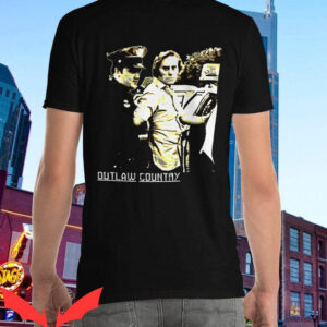 George Jones T-Shirt Outlaws Country Arrested Public Picture