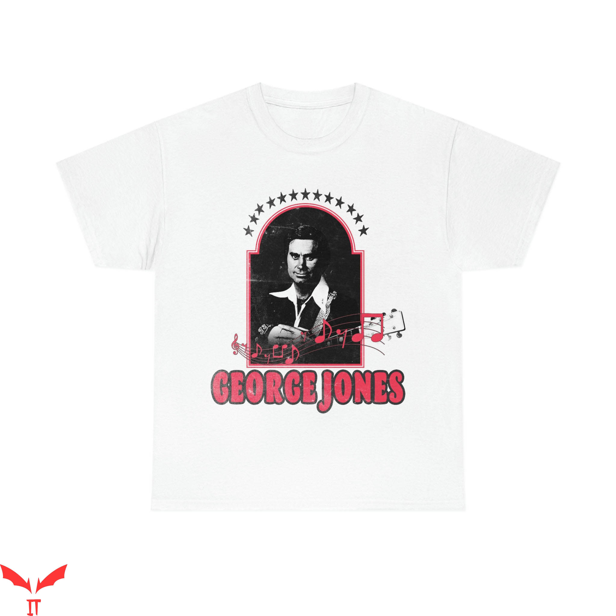 George Jones T-Shirt Vintage Country Style From The 90s George Jones T-Shirt Vintage Country Style From The 90s