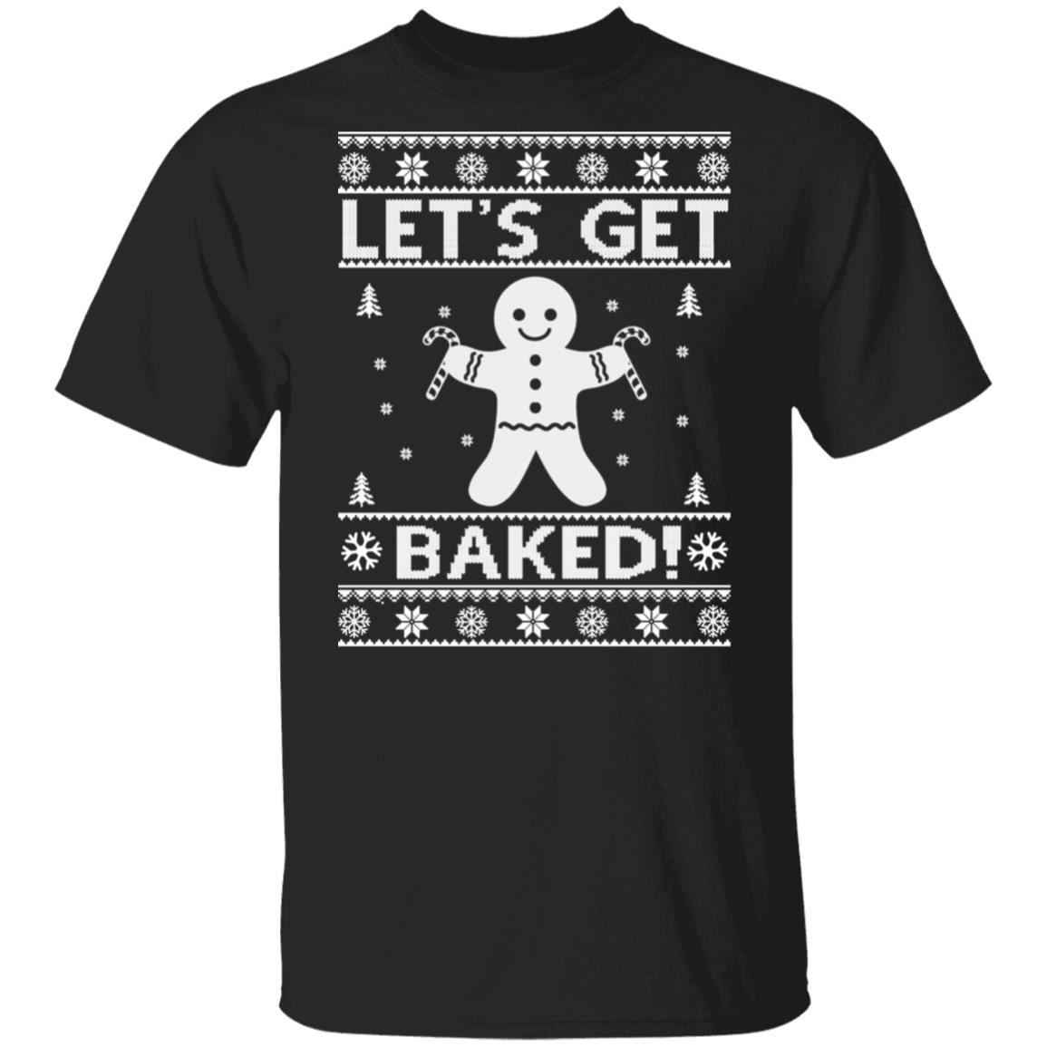 Gingerbread Let's Get Baked Christmas sweatshirt Gingerbread Let's Get Baked Christmas sweatshirt