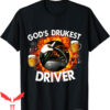 God’s Drunkest Driver T-Shirt Funny Driver Vintage Meme Tee