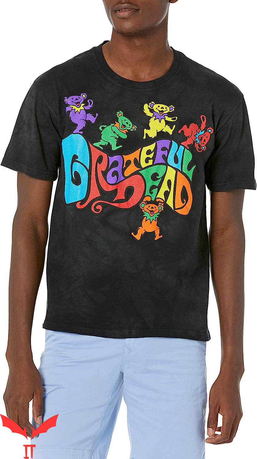Grateful Dead Dancing Bear T-Shirt Liquid Flipside Grateful Dead Dancing Bear T-Shirt Liquid Flipside