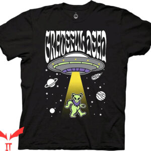 Grateful Dead Dancing Bear T-Shirt Rock Face Steal Skull