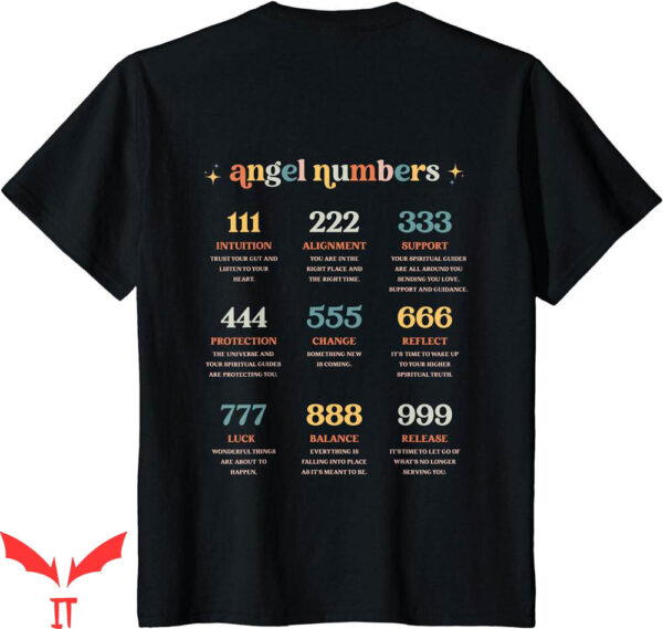 Hellstar T-Shirt Angel Number Aesthetic Core Back Print