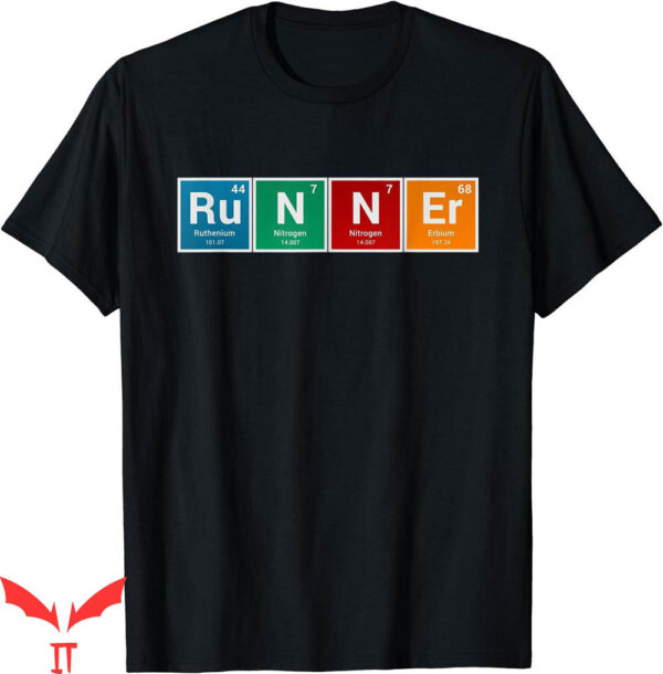 Hippie Runner T-Shirt Periodic Table Gifts