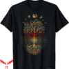 Hippie Runner T-Shirt Phases The Moon Retro Vibe Tree Life