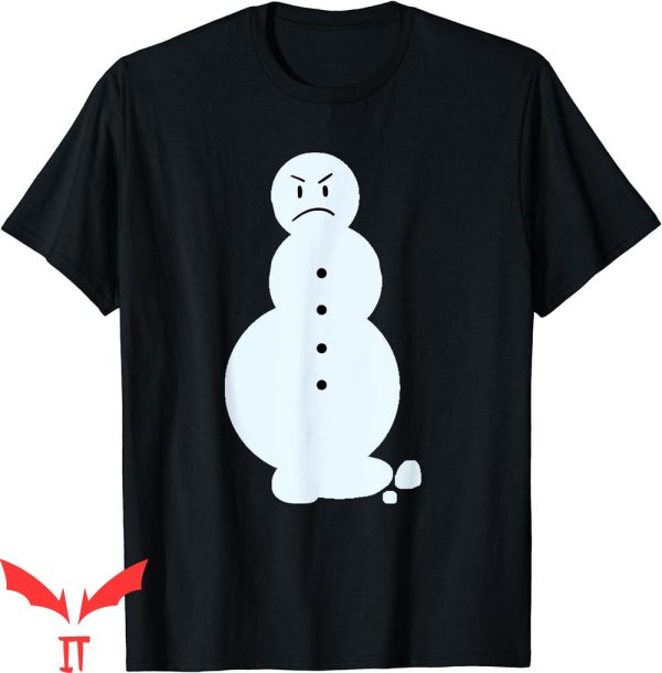 Jeezy Snowman T-Shirt Funny Angry Face Christmas Tee