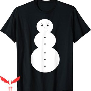 Jeezy Snowman T-Shirt Funny Angry Face Christmas Winter